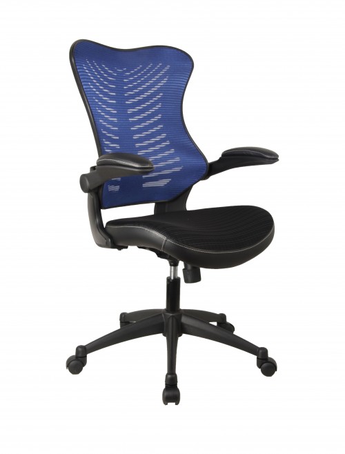 Mesh Office Chair Blue Mercury 2 Executive Computer Chair BCM/L1304/BL by Eliza Tinsley