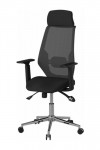 Mesh Office Chair Black Clifton Computer Chair AOC1299BLK by Alphason - enlarged view