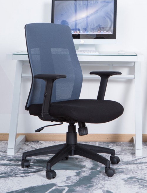 Mesh Office Chair Grey Laguna AOC1705GRY by Alphason