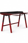 Gaming Desk Fuego Red and Black Home Office Desk AW9230 by Alphason Dorel - enlarged view