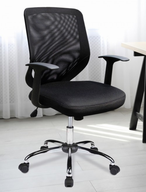 Mesh Office Chair Black Ranger Operator Chair DPA95ATG/MBK by Eliza Tinsley