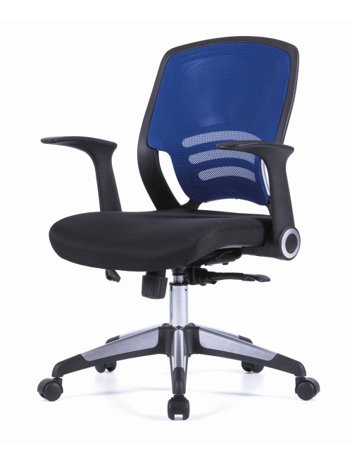 Mesh Office Chair Blue Graphite Task Chair BCM/F560/BL by Eliza Tinsley