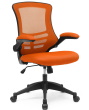 Luna Mesh Office Chair with Orange Mesh
