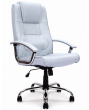 Westminster Silver Leather Office Chair