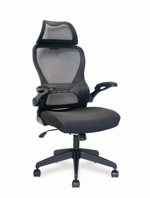 Mesh Office Chair Black Canis Computer Chair BCM/K540/BK by Eliza Tinsley Nautilus