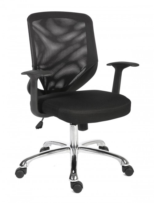 Mesh Office Chair Black Nova Executive Chair 1095 by Teknik