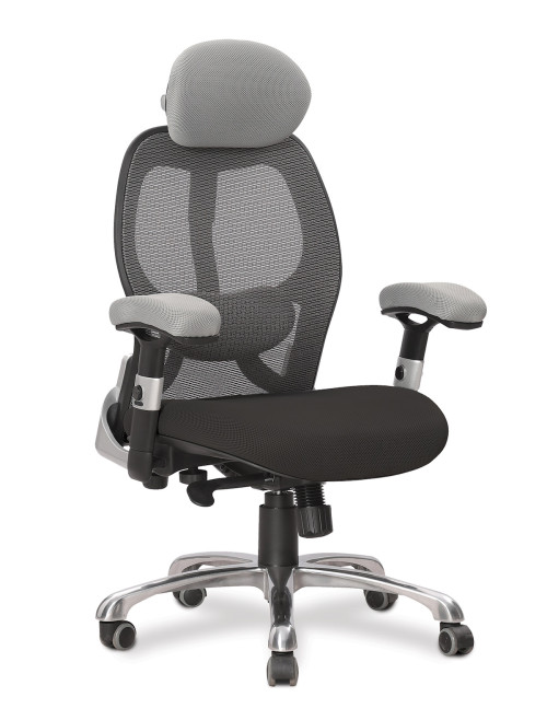 Ergo Mono 24 Hour Luxury Executive Mesh Office Chair Grey/Black DPA/ERGO/GY-BK