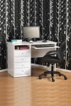 Alphason Marymount Workstation AW22813-WH - enlarged view