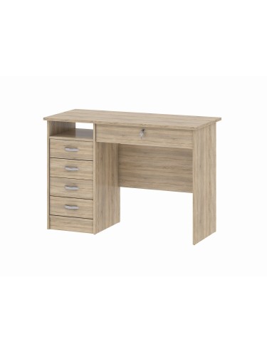 Tvilum Function Oak Effect 5 Drawer Desk 80163akak