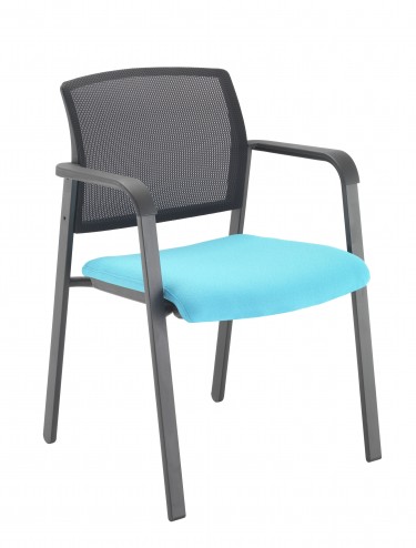 TC Chat Stacking Visitors Chair CH2203BK