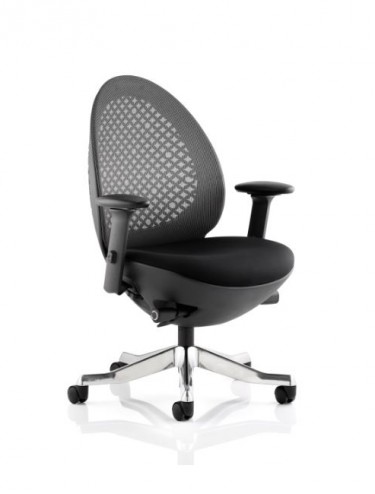 Revo Charcoal Mesh Office Chair with Black Frame ROBSCOAL