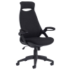 Tuscan Black Fabric Office Chair