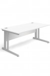 White Office Desk 1200x800mm Aspire Desk ET/SD/1200/WH - enlarged view