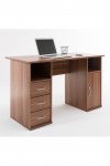 Alphason Maryland Computer Workstation AW12010WAL Walnut - enlarged view
