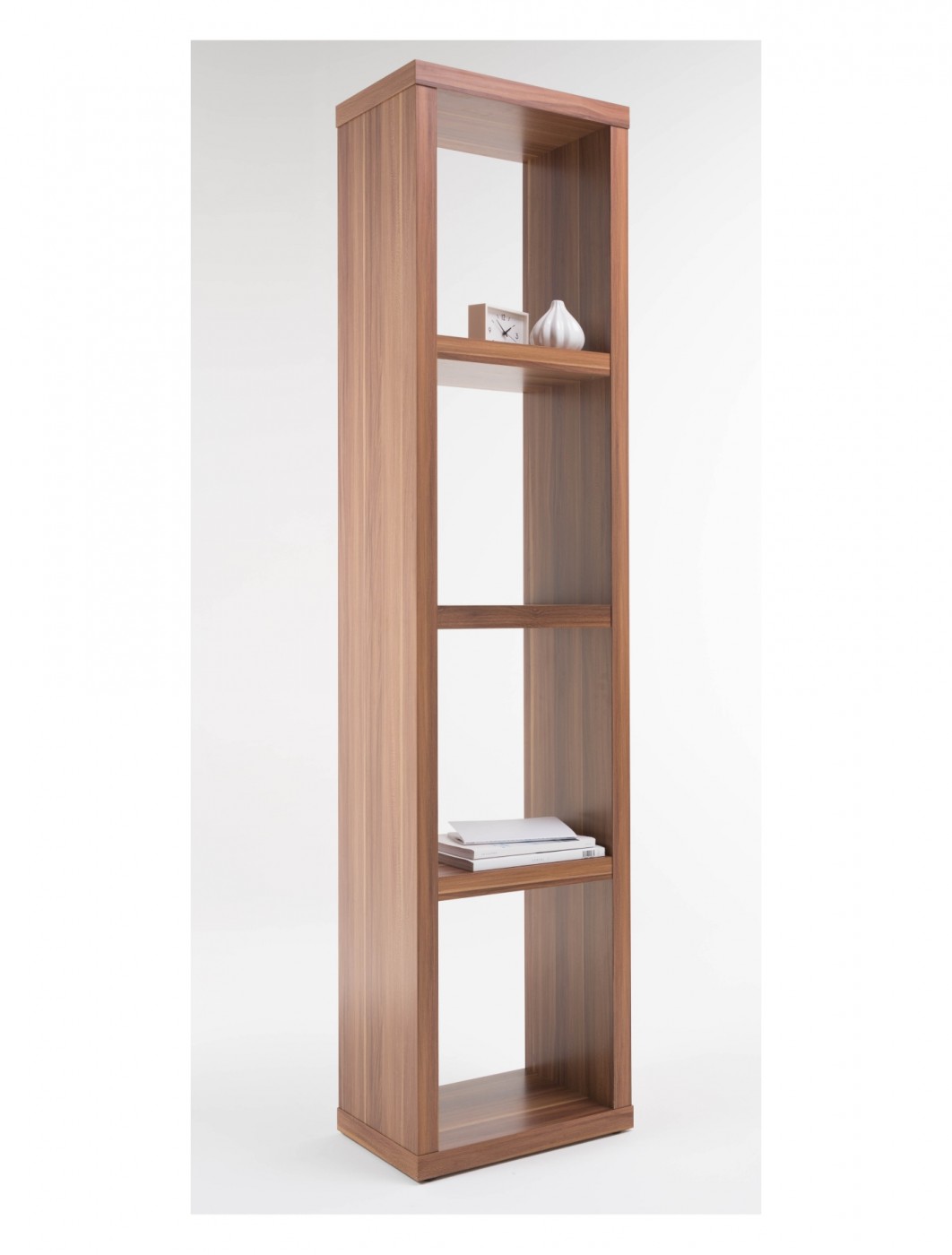 Alphason Maine Narrow Bookcase Abc4001 Wal 121 Office Furniture