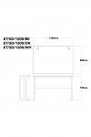 Oak Office Desk 1200x800mm Aspire Desk ET/SD/1200/OK - enlarged view