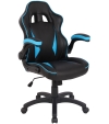 Black and Blue Predator Chair