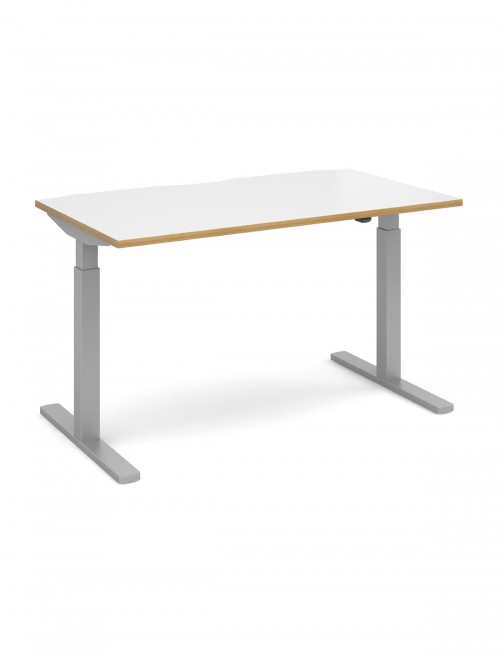 Office Desk 1400mm Elev8 Mono Sit Stand Desk EVM-1400-S-WO