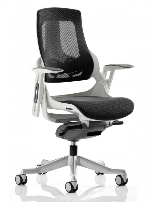 Office Chairs - Zure Charcoal Executive Mesh Office Chair EX000111