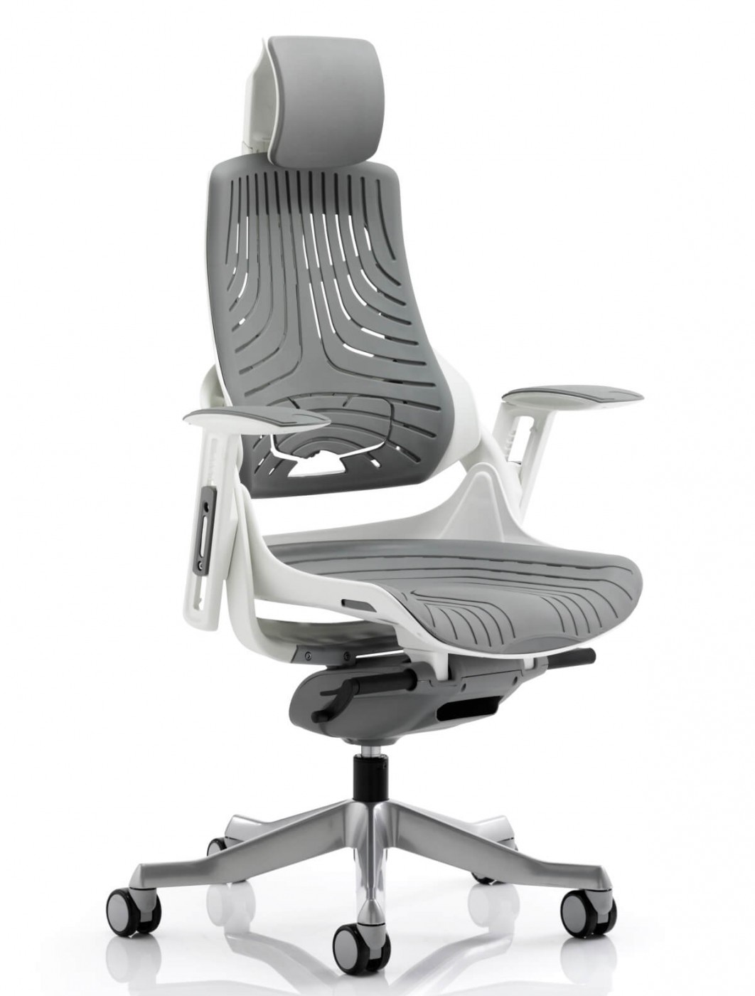 MlSvaVfX Dynamic Zure Grey Elastomer Office Chair Kc0164 001 