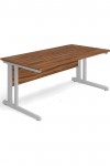 Walnut Office Desk 1200x800mm Aspire Desk ET/SD/1200/WN - enlarged view
