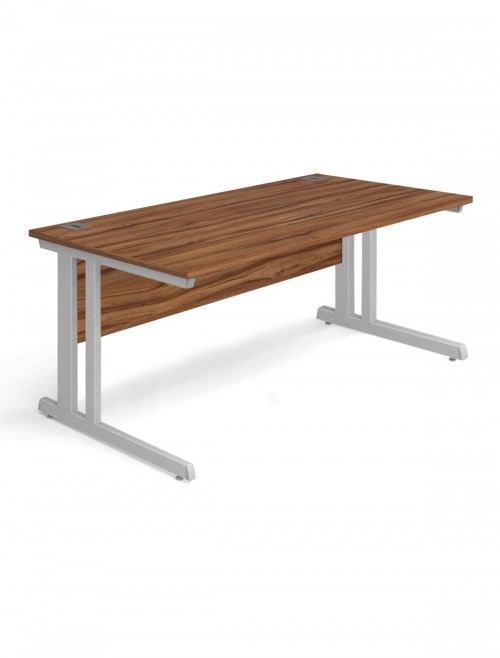 Walnut Office Desk 1600x800mm Aspire Desk ET/SD/1600/WN