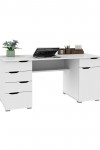 Home Office Desks Alphason Kentucky White Desk AW1374WHT - enlarged view
