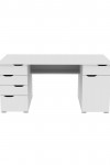 Home Office Desks - Alphason Kentucky White Desk AW1374WHT - enlarged view