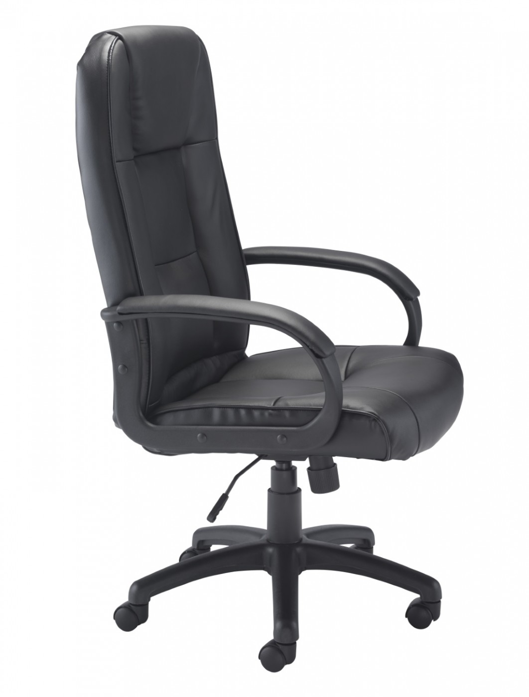 Office Chairs - TC Keno Black Leather Office Chair CH0237 ...