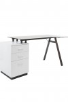 Cleveland 4 Home Office Desk AW23377-GY - enlarged view