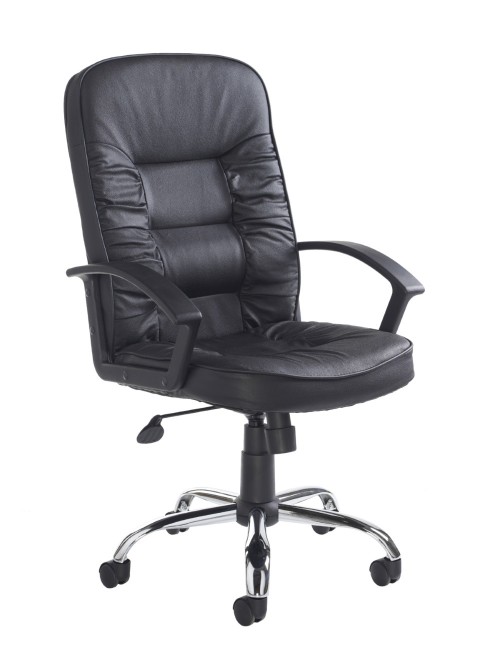 HER300T1 Hertford Leather Faced Managers Chair