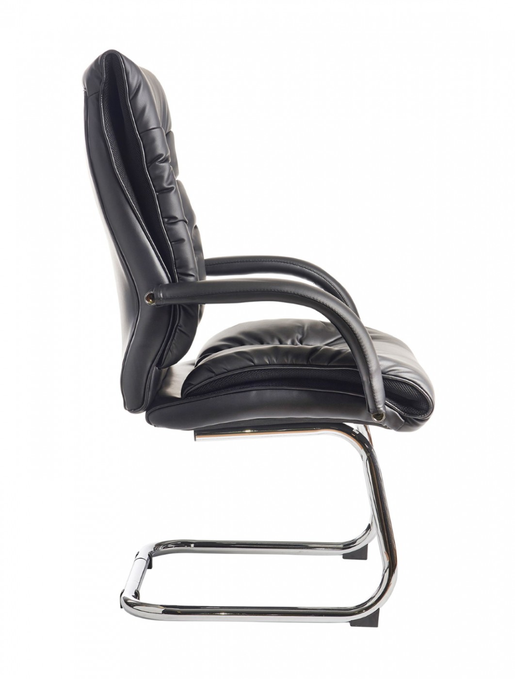 DER100C1BLK Visitor Chair Derby Cantilever Chair by Dams 121 Office