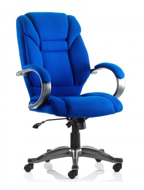 Office Chairs - Galloway Executive Fabric Armchair in Blue