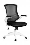 Mesh Office Chair Black Luna Computer Chair BCM/L1302/WH-BK by Eliza Tinsley