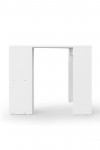 Home Office Desk White Chesil Corner Desk AW3120 by Alphason - enlarged view