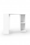 Home Office Desk White Chesil Corner Desk AW3120 by Alphason - enlarged view