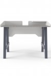 Home Office Desk Grey Truro Study Desk AW3190 by Alphason - enlarged view