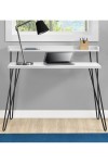 Home Office Desk White Haven Computer Desk 9881296COMUK by Alphason Dorel - enlarged view