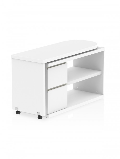 Home Office Desk White Fleur Smart Storage Desk HO00101