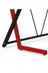 Gaming Desk Phantom Red and Black Home Office Desk AW9200 by Alphason Dorel - enlarged view