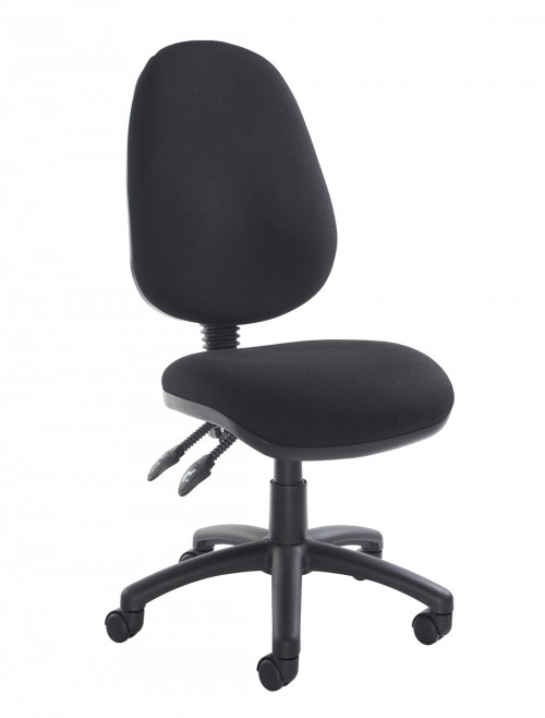 Fabric Office Chair Black Vantage 100 Operator Chair V100-00-K by Dams