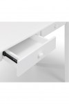 Home Office Desk White Carrington Study Desk CAR201 by Julian Bowen - enlarged view