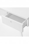 Home Office Desk White Trianon Home Workstation TRI702 by Julian Bowen - enlarged view