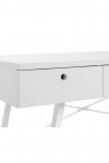 Home Office Desk White Trianon Home Workstation TRI702 by Julian Bowen - enlarged view