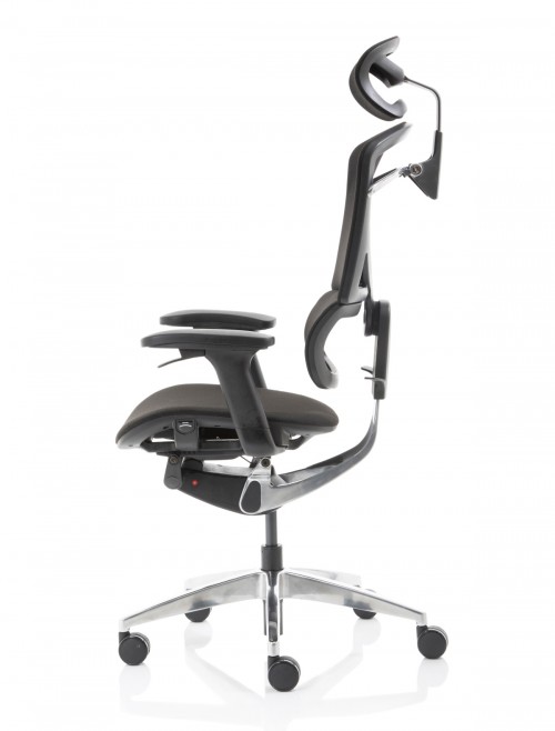 FabriMesh Office Chair Black Ergo Click Plus 24hr Chair with Headrest PO000062 by Dynamic - enlarged view