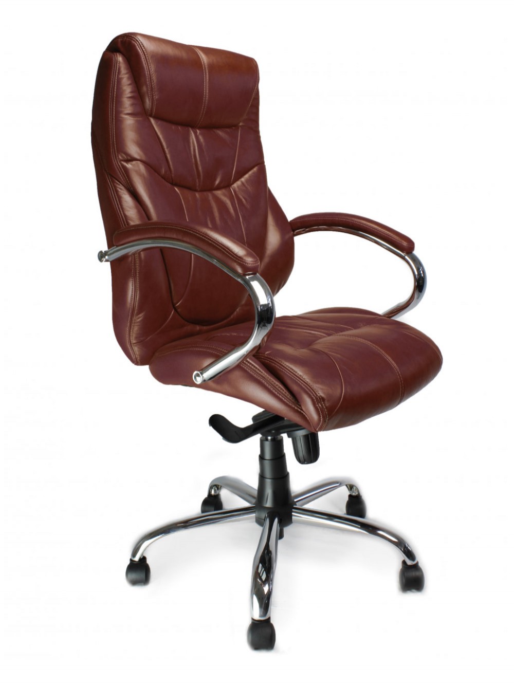 Office Chair Brown Leather Sandown Executive Chair 617KTAG/LBW 121