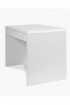 Home Office Desk White Nordic Home Workstation BDW/F210/WH by Eliza Tinsley - enlarged view