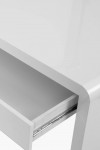 Home Office Desk White Nordic Home Workstation BDW/F210/WH by Eliza Tinsley - enlarged view