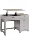 Home Office Desk Grey Carver Lift-Top Computer Desk 9257096COMUK by Alphason Dorel - enlarged view