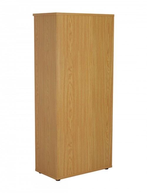 Office Bookcase Oak 1800mm Tall Office Storage Bookcase WDS1845NO by TC - enlarged view